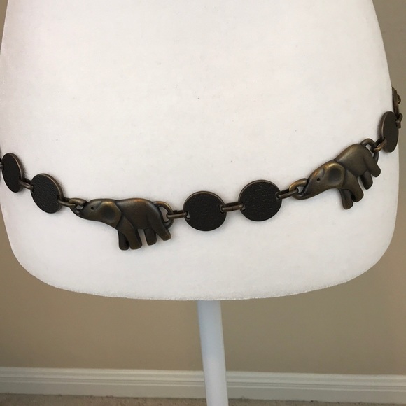 Elephant Chain Belt in Bronze Tone - EUC - Picture 6 of 8